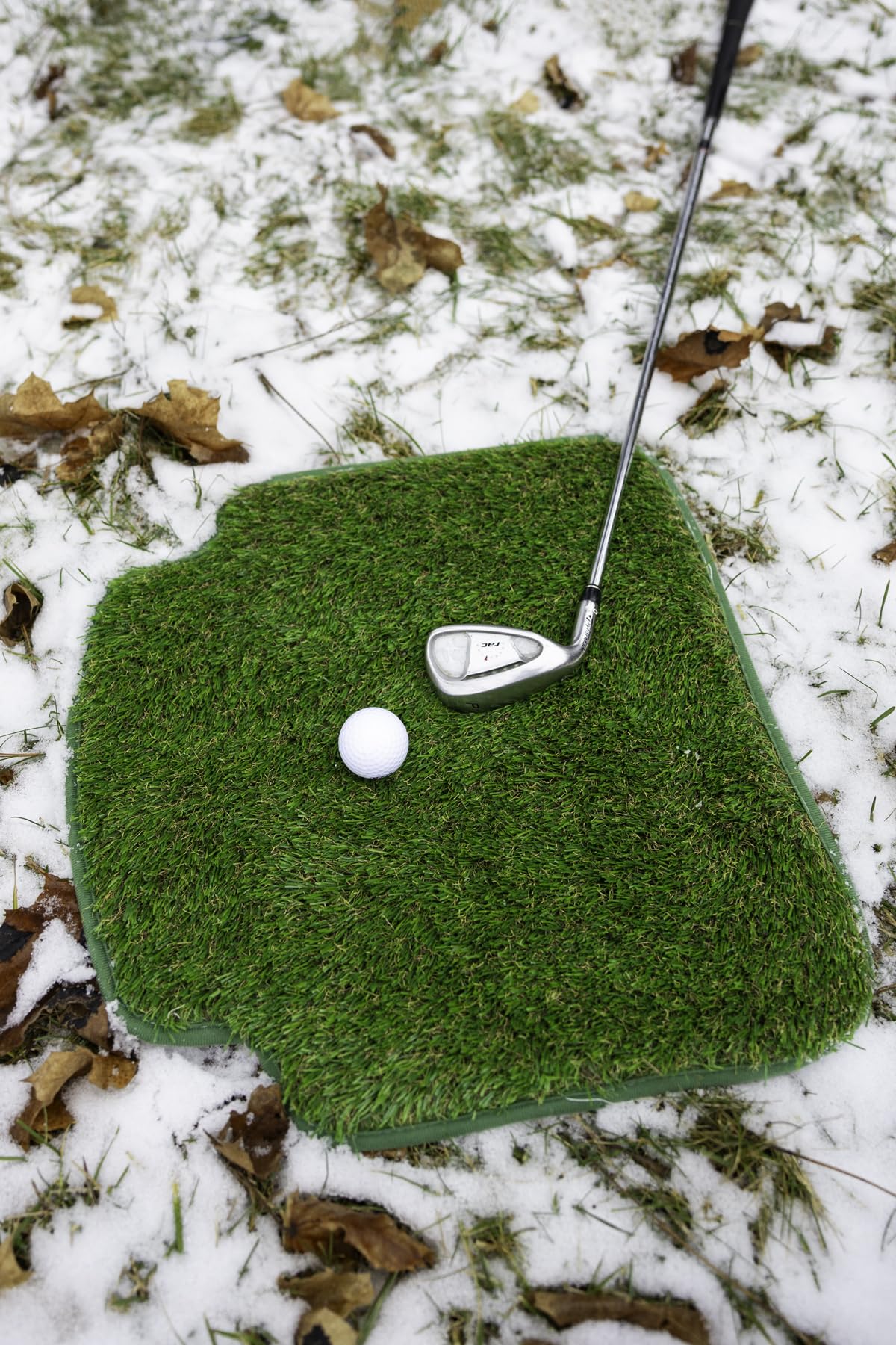 Artificial Grass Car Mats – 4-Piece Green Turf Floor Mat Set with Non-Slip Rubber Backing, Universal Fit for Cars, Trucks & SUVs by Sunset Products